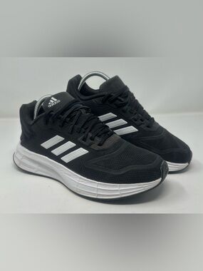 Adidas Women’s Duramo SI 2.0 Lightweight Black White Stripe Athletic Trainers